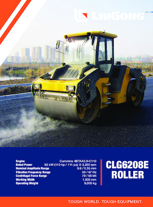 Tandem-Vibrowalzen Liugong CLG6208E