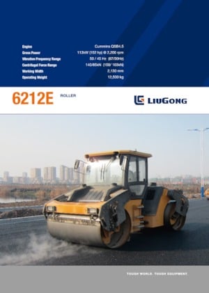 Tandem-Vibrowalzen Liugong 6212E 