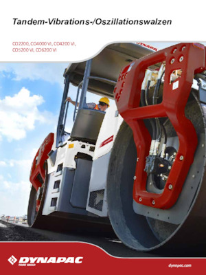 Tandem-Vibrowalzen Dynapac CO 6200 VI