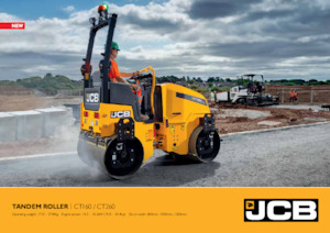 Tandem-Vibrowalzen JCB CT160-80