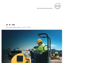 Tandem-Vibrowalzen Volvo DD15