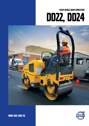 Tandem-Vibrowalzen Volvo DD24