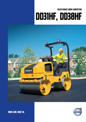 Tandem-Vibrowalzen Volvo DD31HF