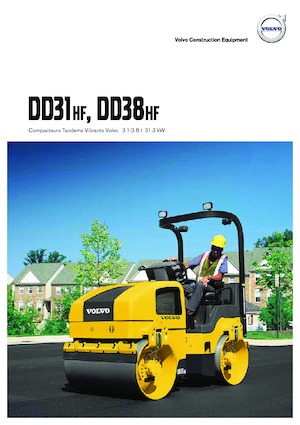 Tandem-Vibrowalzen Volvo DD31HF