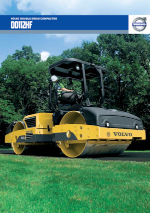 Tandem-Vibrowalzen Volvo DD112HF