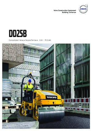 Tandem-Vibrowalzen Volvo DD25B