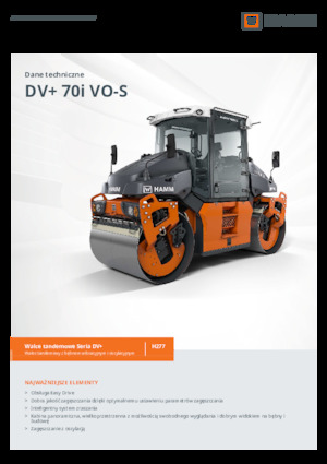 Tandem-Vibrowalzen Hamm DV+ 70i VO-S