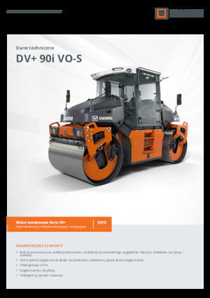 Tandem-Vibrowalzen Hamm DV+ 90i VO-S