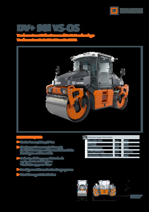 Tandem-Vibrowalzen Hamm DV+ 90i VS-OS