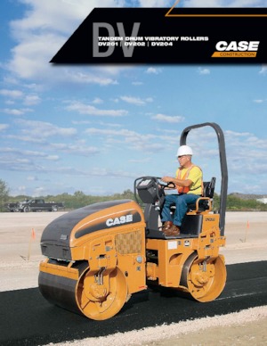 Tandem-Vibrowalzen Case DV202