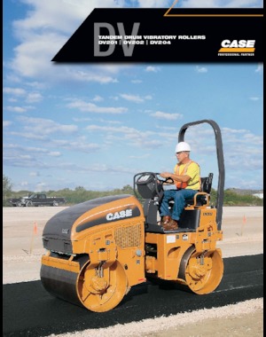 Tandem-Vibrowalzen Case DV202