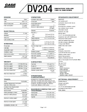 Tandem-Vibrowalzen Case DV210