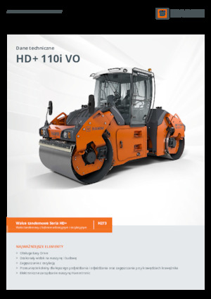 Tandem-Vibrowalzen Hamm HD+ 110i VO