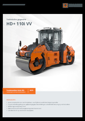Tandem-Vibrowalzen Hamm HD+ 110i VV