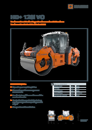 Tandem-Vibrowalzen Hamm HD+ 120i VO