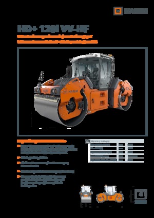 Tandem-Vibrowalzen Hamm HD+ 120i VV-HF