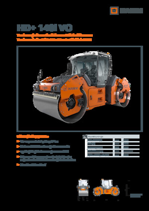 Tandem-Vibrowalzen Hamm HD+ 140i VO