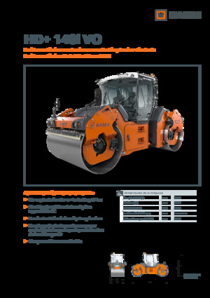 Tandem-Vibrowalzen Hamm HD+ 140i VO