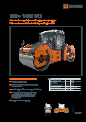 Tandem-Vibrowalzen Hamm HD+ 140i VO