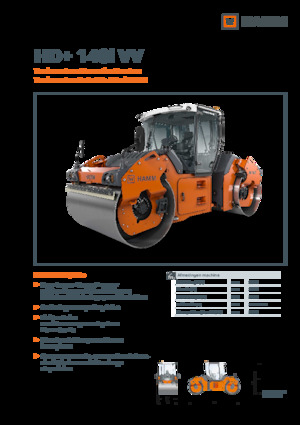 Tandem-Vibrowalzen Hamm HD+ 140i VV