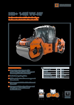 Tandem-Vibrowalzen Hamm HD+ 140i VV-HF