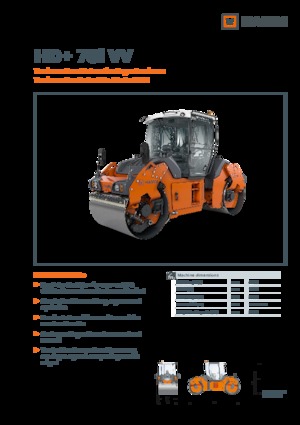 Tandem-Vibrowalzen Hamm HD+ 70i VV