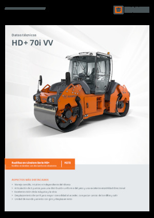 Tandem-Vibrowalzen Hamm HD+ 70i VV