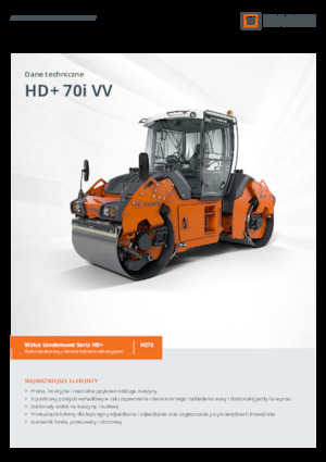 Tandem-Vibrowalzen Hamm HD+ 70i VV