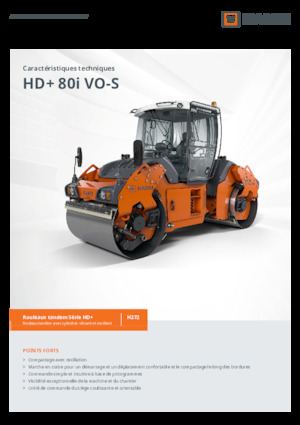 Tandem-Vibrowalzen Hamm HD+ 80i VO-S