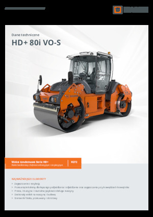Tandem-Vibrowalzen Hamm HD+ 80i VO-S