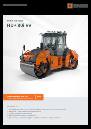 Tandem-Vibrowalzen Hamm HD+ 80i VV