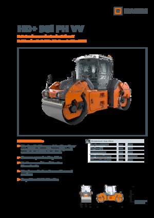 Tandem-Vibrowalzen Hamm HD+ 90i PH VV