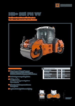 Tandem-Vibrowalzen Hamm HD+ 90i PH VV
