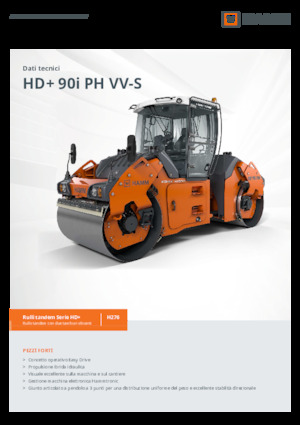 Tandem-Vibrowalzen Hamm HD+ 90i PH VV-S