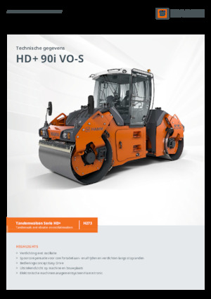 Tandem-Vibrowalzen Hamm HD+ 90i VO-S