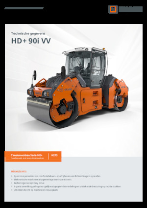 Tandem-Vibrowalzen Hamm HD+ 90i VV