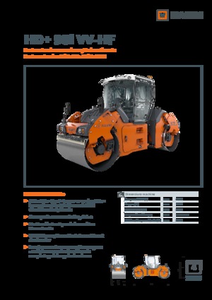 Tandem-Vibrowalzen Hamm HD+ 90i VV-HF