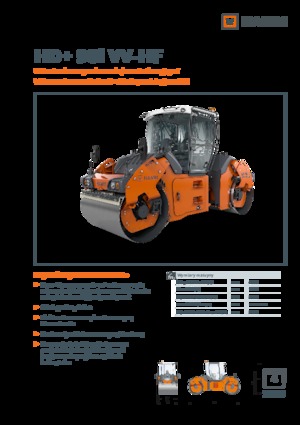 Tandem-Vibrowalzen Hamm HD+ 90i VV-HF