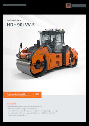Tandem-Vibrowalzen Hamm HD+ 90i VV-S