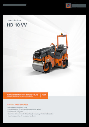 Tandem-Vibrowalzen Hamm HD 10 VV