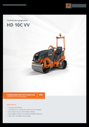 Tandem-Vibrowalzen Hamm HD 10C VV