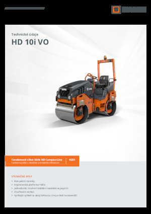 Tandem-Vibrowalzen Hamm HD 10i VO