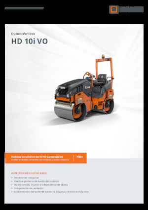 Tandem-Vibrowalzen Hamm HD 10i VO
