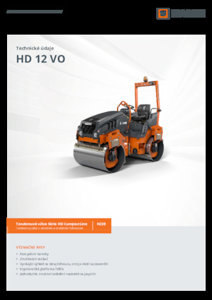 Tandem-Vibrowalzen Hamm HD 12 VO