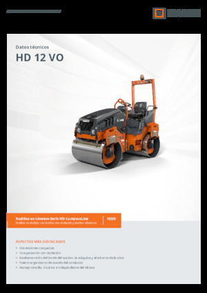 Tandem-Vibrowalzen Hamm HD 12 VO