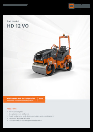 Tandem-Vibrowalzen Hamm HD 12 VO