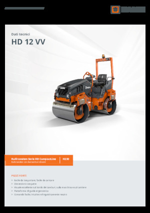 Tandem-Vibrowalzen Hamm HD 12 VV