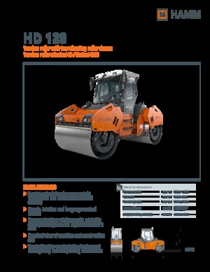 Tandem-Vibrowalzen Hamm HD 128