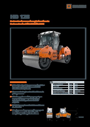 Tandem-Vibrowalzen Hamm HD 128