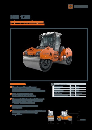 Tandem-Vibrowalzen Hamm HD 128